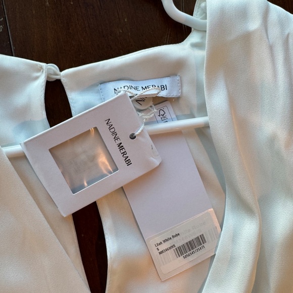 RARE Nadine Merabi Lilah White Dress Size Small - Picture 5 of 8